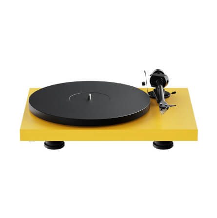 เครื่องเล่นแผ่นเสียง PROJECT : DEBUT CARBON EVO 2 (พร้อมหัวเข็ม PICK IT MM EVO) (SATIN GOLDEN YELLOW)_0